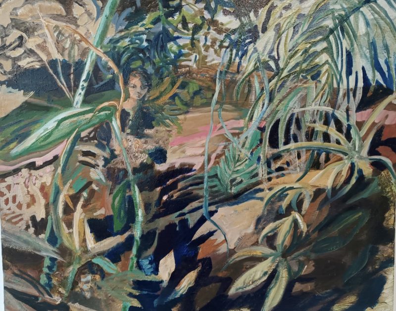 La traversée de la jungle 46x55cm