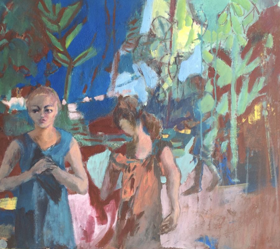 Paradis perdus Techniques mixtes sur bois 60x80 cm